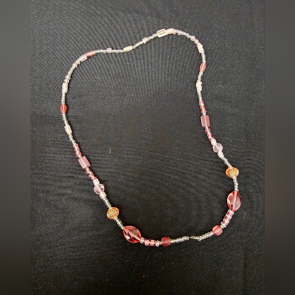 Vintage Colorful Breaded Necklace
